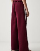 adidas Originals спортен панталон дамски Pleated Spacer бордо с висока талия LG4319