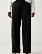 adidas Originals спортен панталон дамски с памук Lace Injection кафяв с висока талия LG4275
