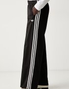 adidas Originals спортен панталон дамски с памук Lace Injection кафяв с висока талия LG4275