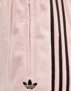 adidas Originals спортен панталон дамски с памук Terry Towel Firebird розов с висока талия KD1414