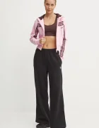 adidas Originals Спортен панталон Femme Galore Wideleg Fleece Pants в черно с изчистен дизайн JN3030