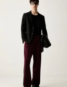 adidas Originals спортен панталон мъжки Adibreak бордо с висока талия KS4977