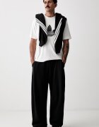 adidas Originals спортен панталон мъжки от памук черен с висока талия KS4099