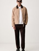 adidas Originals спортен панталон мъжки с памук Beckenbauer кафяв със стандартна талия KT5048