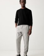 adidas Originals спортен панталон мъжки с памук сив със стандартна талия KU7643
