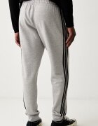 adidas Originals спортен панталон мъжки с памук сив със стандартна талия KU7643