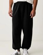 adidas Originals спортен панталон мъжки с памук Trefoil Essentials черен със стандартна талия KQ8561