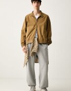 adidas Originals спортен панталон мъжки с памук Trefoil Essentials сив със стандартна талия KS9823