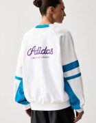 adidas Originals суичър дамски от памук Archive Baseball бял KS9209