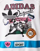 adidas Originals суичър дамски от памук Archive Baseball бял KS9209