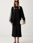 adidas Originals суичър дамски от памук Lace Injection черен LG4251