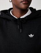 adidas Originals суичър с качулка дамски с памук Essentials черен KS4828