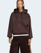 adidas Originals суичър с качулка дамски с памук кафяв KT4668