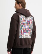 adidas Originals суичър с качулка мъжки кафяв KC7915