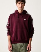 adidas Originals суичър с качулка мъжки с памук Adicolor Classics бордо KS7506