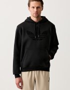 adidas Originals суичър с качулка мъжки с памук MONOGRAM HD черен KD1358