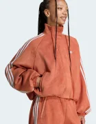 adidas Originals суичър с цип дамски Adilenium Season 6 Faux Suede оранжев LH1922