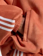 adidas Originals суичър с цип дамски Adilenium Season 6 Faux Suede оранжев LH1922