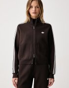 adidas Originals суичър с цип дамски Adilenium Season 6 Knit кафяв LH1938