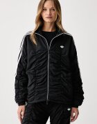 adidas Originals суичър с цип дамски Adilenium Season 6 Ruffled черен LH1932