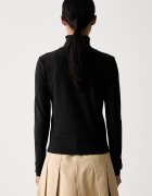 adidas Originals суичър с цип дамски Essentials черен KR3598