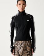 adidas Originals суичър с цип дамски Essentials черен KX8425
