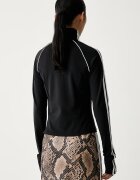 adidas Originals суичър с цип дамски Essentials черен KX8425