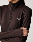 adidas Originals суичър с цип дамски Essentials кафяв KV9157