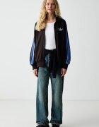 adidas Originals суичър с цип дамски Firebird кафяв KS4680