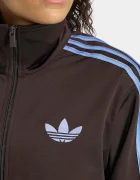 adidas Originals суичър с цип дамски Firebird кафяв KS4680
