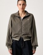 adidas Originals суичър с цип дамски Firebird зелен KR7075