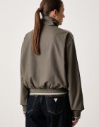 adidas Originals суичър с цип дамски Firebird зелен KR7075