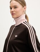 adidas Originals суичър с цип дамски кафяв KD3742