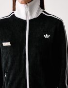 adidas Originals суичър с цип дамски с памук Adiluna Season 2 x Jennie черен LD8924