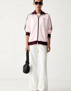 adidas Originals суичър с цип дамски с памук Beckenbauer розов KX4264