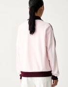 adidas Originals суичър с цип дамски с памук Beckenbauer розов KX4264