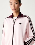 adidas Originals суичър с цип дамски с памук Beckenbauer розов KX4264