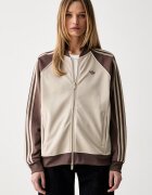 adidas Originals суичър с цип дамски с памук бежов KD8825