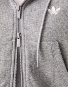 adidas Originals суичър с цип и качулка дамски от памук сив LE8319