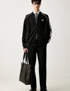adidas Originals суичър с цип мъжки Adicolor Classic черен KR1342