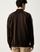 adidas Originals суичър с цип мъжки Adicolor Classics Loose кафяв KS4957