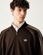 adidas Originals суичър с цип мъжки Adicolor Classics Loose кафяв KS4957