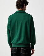 adidas Originals суичър с цип мъжки Firebird зелен KD8314