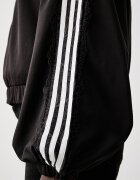 adidas Originals суичър с цип с памук Lace Injection кафяв LG4278