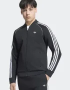 adidas Originals суичър с цип за деца черен KW0633