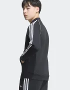 adidas Originals суичър с цип за деца черен KW0633