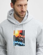adidas Originals Суичър в сиво с качулка с принт IS2907