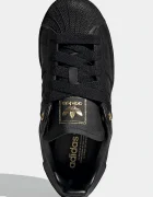 adidas Originals SUPERSTAR II маратонки за деца от кожа черни KI5609