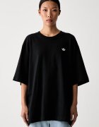 adidas Originals тениска дамска от памук Essentials черна KR3595