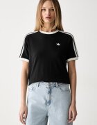 adidas Originals тениска дамска от памук с еластан черна KY8127